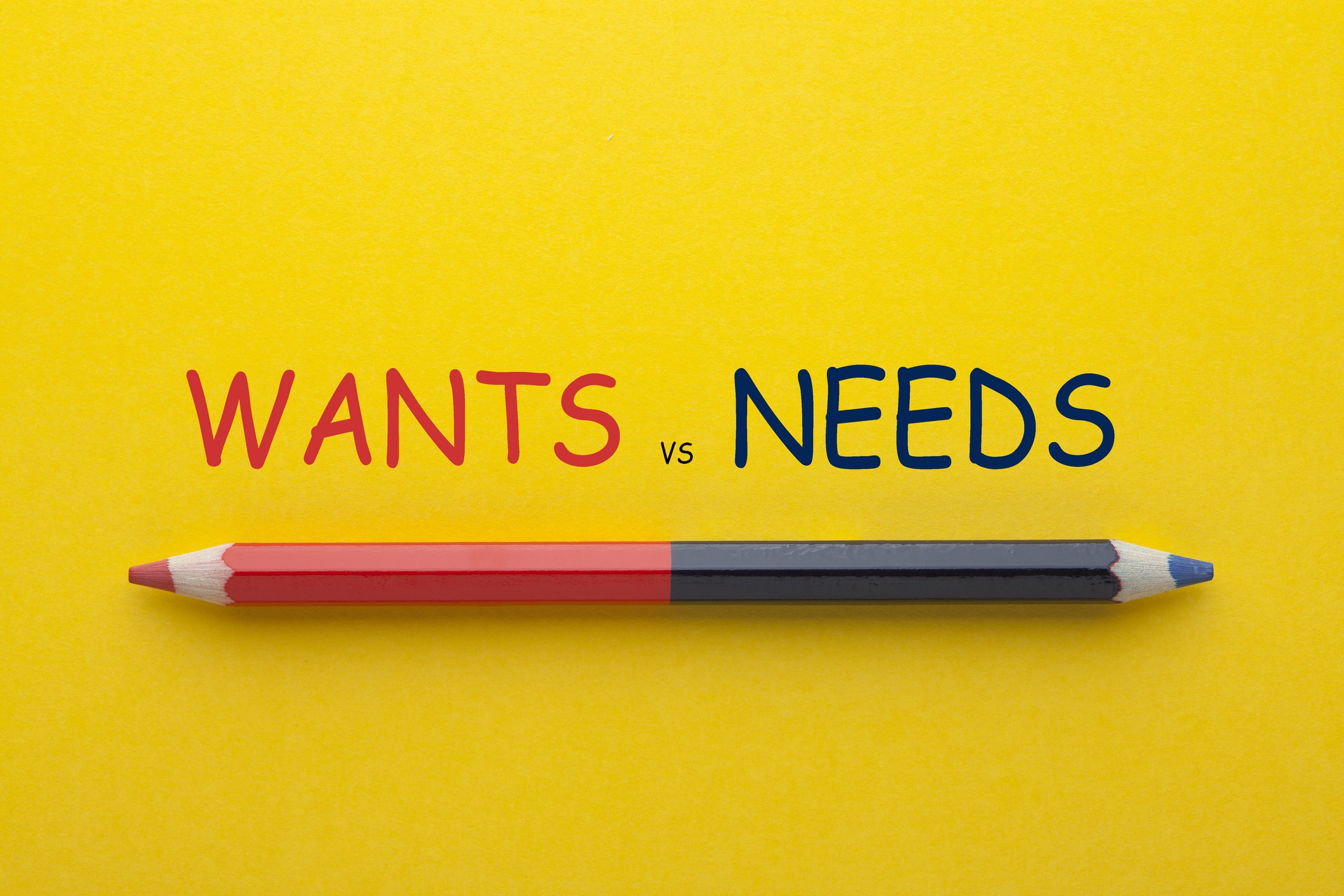how to understand the difference between needs and wants